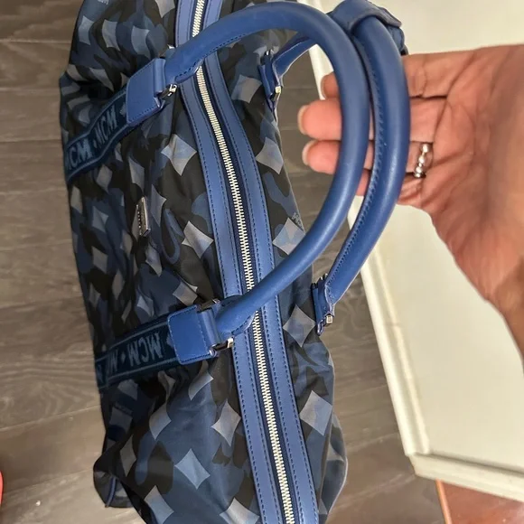 MCM Blue Camouflage Men's Bag Folklady only - Picture 4 of 10